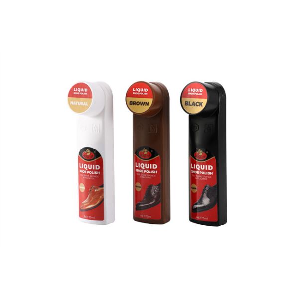 коричневый черный Жидкий обувной полир Instant Shine 75ml Черный Коричневый Нейтральный Европа Основной рынок обуви Ботинки