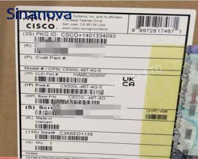 original new  C9300L 48T 4G E  48 Port Layer 3 Gigabit Switch with 1G Uplinks in stock