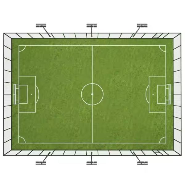 Professional Portable 7 A Side LDK20017B Aluminum Alloy Soccer Cage Customizable For On Football Field Sports Pitch