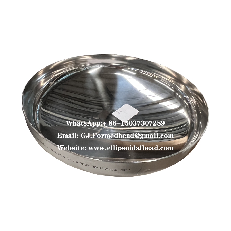 ASME  Certified Stainless Steel Mirror Polished Tank Bottom Heads from China Manufacturer