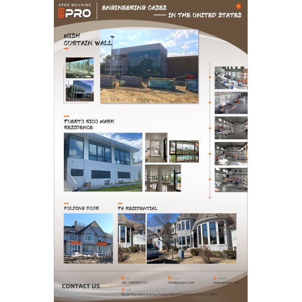 Premium Aluminum Bi-folding Doors Energy-efficient  Secure And Stylish For Modern Homes