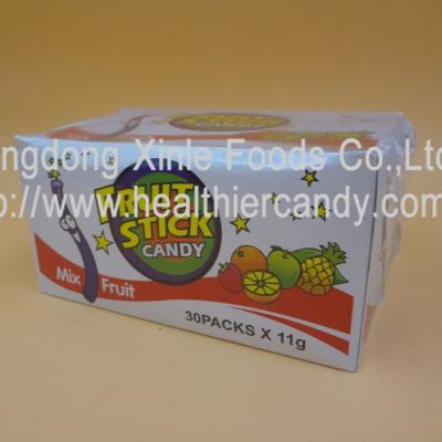 Doces saborosos doces da vara do centímetro cúbico com etiqueta da tatuagem/doces bonitos 11g*30packs do divertimento e do jogo