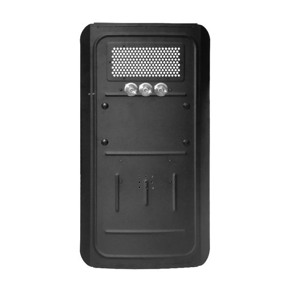 Aluminum Military Ballistic Armor Riot Shield With Lights Shouting Function