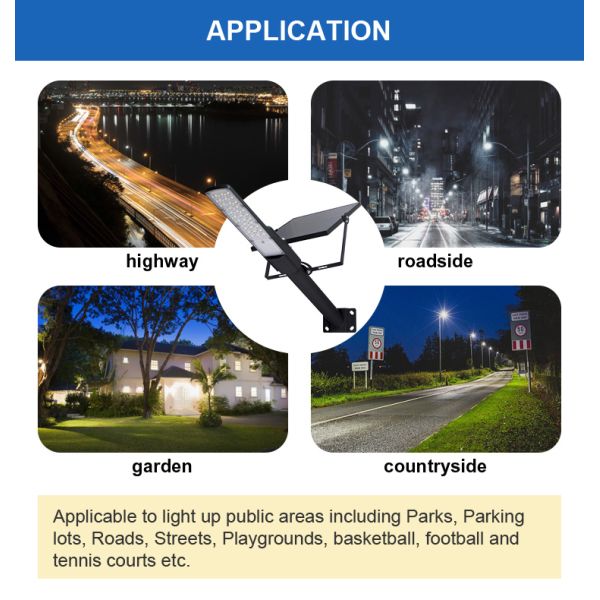 300W IP67 Monocrystalline Solar Street Light with LED Solar Panel for Outdoor Use