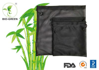 Printed Black Laundry Net Bag , Machine Washable Waterproof Diaper Bag