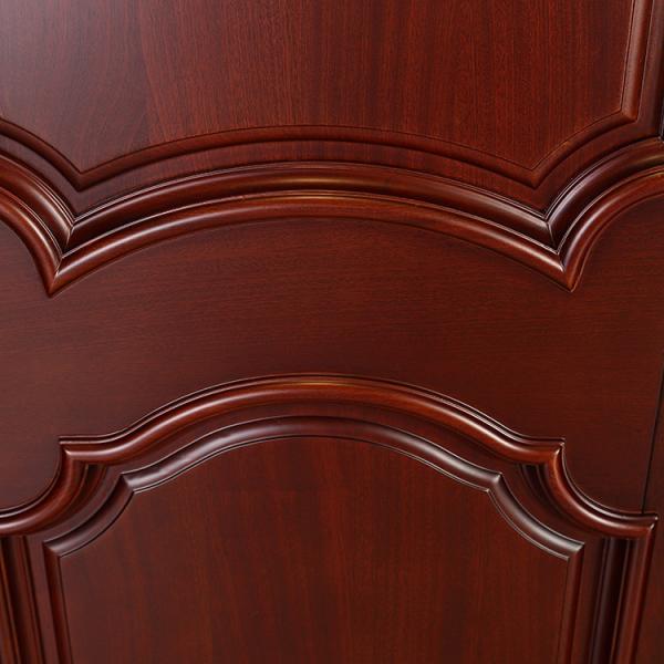 Single Flower Teak Solid Wood Internal Doors 85cm Width Moisture Proof