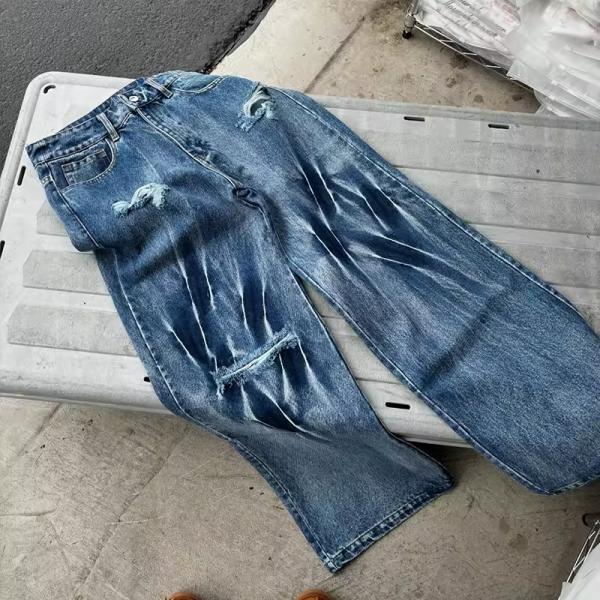 Men personalizados Fit Fit Bulk Denim Track para hombres Juego de chaqueta de trabajo de jean de moda