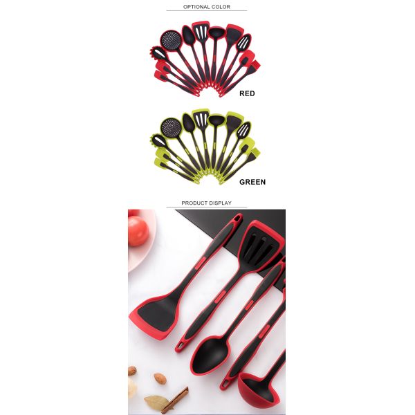 Утварь кухни силикона ODM OEM теплостойкая варя шпатели