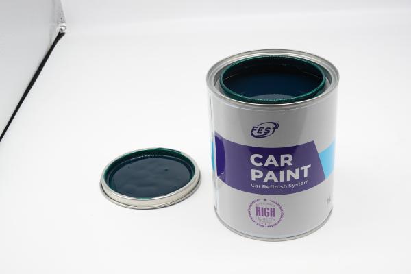 Tinta de reparação de automóveis 1k Cor azul Auto Coat baixo teor de VOC e líquido