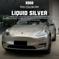K060 TPU argent liquide couleur peinture automobile film de protection de peinture automobile en rouleau complet