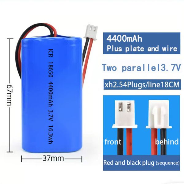 4000mAh 3.7V 18650 Lithium Battery with 500 Cycle Life Rechargeable Li Ion Battery Pack
