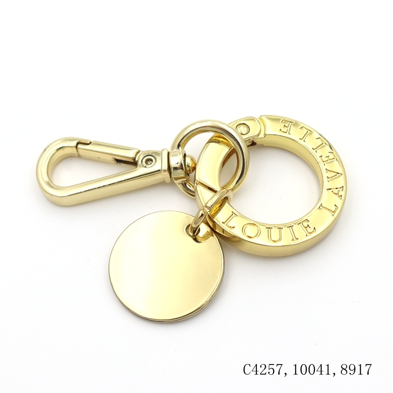 Top Quality Metal Round Tag Custom Logo Label Charm Dog Collar ID Tag Metal Keychain Coin Tag Circle Tag