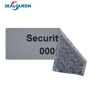Warranty Silver Self Seal Void Security Label Sticker Custom Tamper Evident