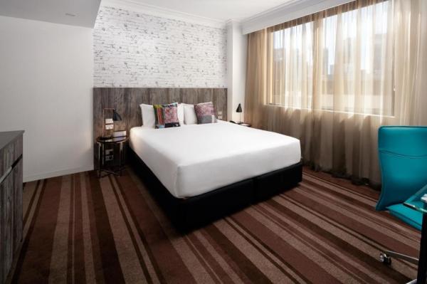Khétt Battambang manufacturers for laminate wood hospitality furniture Guestroom bedroom set by luxury bed and wardrobe