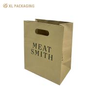 XL Packaging Custom Packaging Factory Wholesale Custom Brown Kraft Disposable Paper Bag For Food Packaging Takeaway With Handle