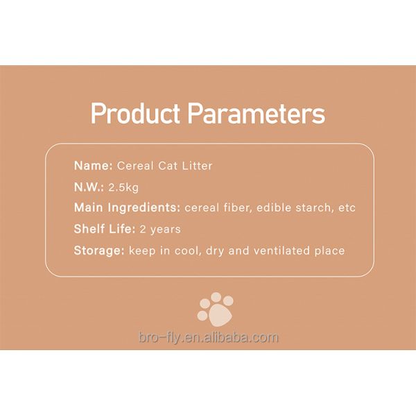 Cats' Favorite Natural Cereal Cat Litter with Original Scent and Super Deodorizing