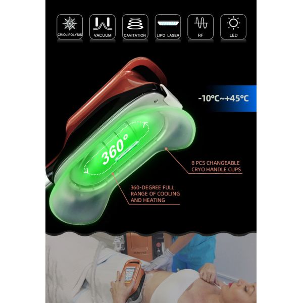 800W 40K Vacuum Ultrasonic Cavitation Radio Frequency Machine