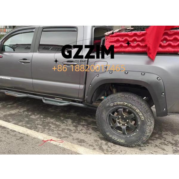 Roda de plástico preto para carros Flares Toyota Tacoma 2016-2022 Roda Wyebrow