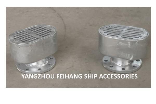 TBS150 Cb/T3885-2004 Oval Hot Dip Galvanized Deck Leakage Port / Marine Hot Dip Galvanized Oval Deck Leakage Port
