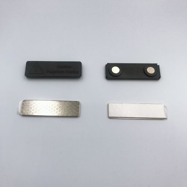 ISO 45x13x6mm Neodymium Magnetic Name Holder