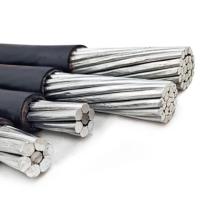 Cable de ligne électrique aérienne conducteurs isolés enveloppés à basse tension LV câble d'alimentation pour les services publics