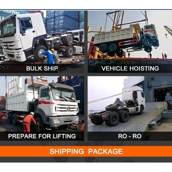 Tire Design Tubeless 400HP 35 Ton 6X4 8X4 Actros Shacman Tractor Truck for in 2023