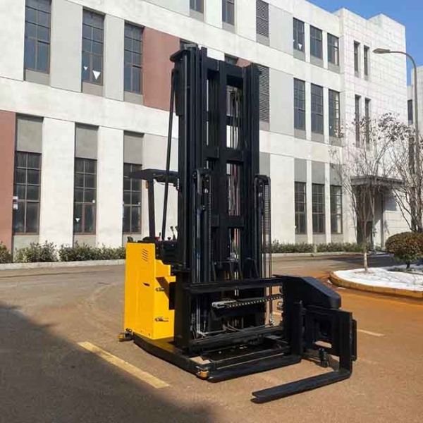 1500kg CSD15 1.5T 3 way pallet stacker standing type Triplex mast 3m to 4.5m