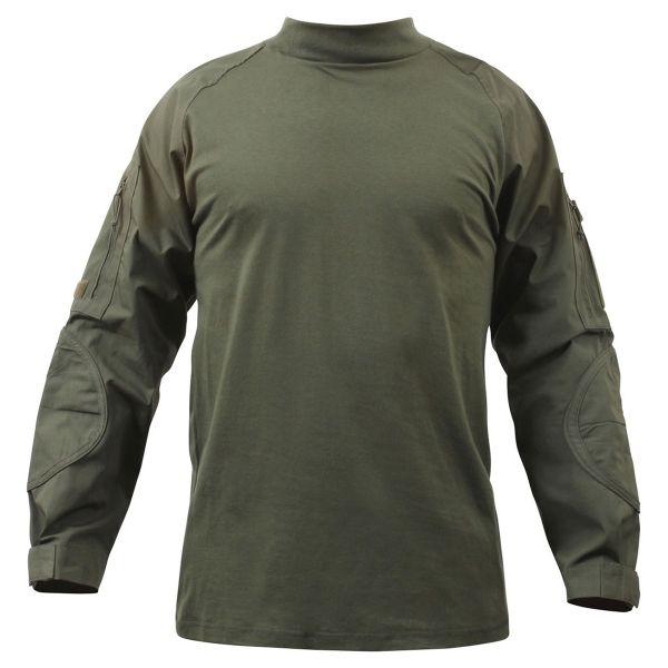 Digital Woodland Tactical Combat Shirt Breathable Polyester Fabric