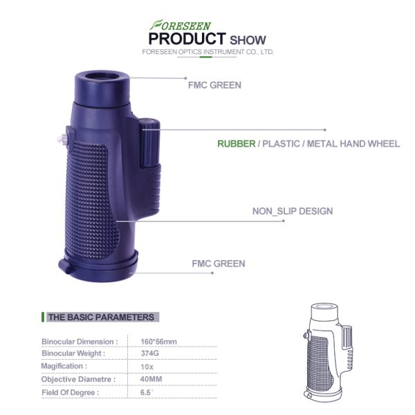 High Resolution Waterproof Mini Monocular Telescope Night Vision For Hunting