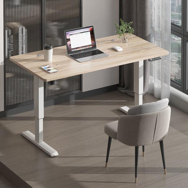 Mesa de escritório de aço inoxidável elétrico com ajuste de altura motorizado