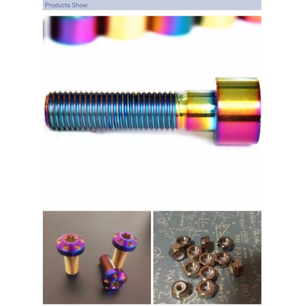 Titanium Alloy Bolts Titanium Wheel Lug Bolt China Titanium Screw And Forging Parts