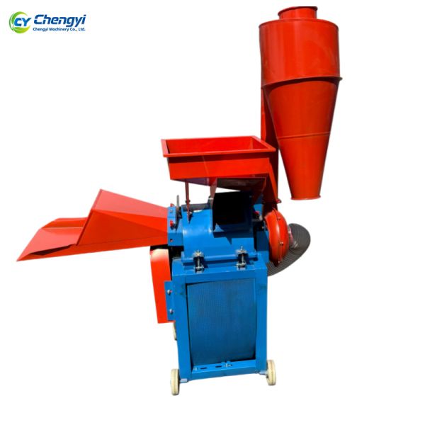 Galvanized Steel Grass Pulping Machine Corrosion Resistant Forage Crusher Feed Processing