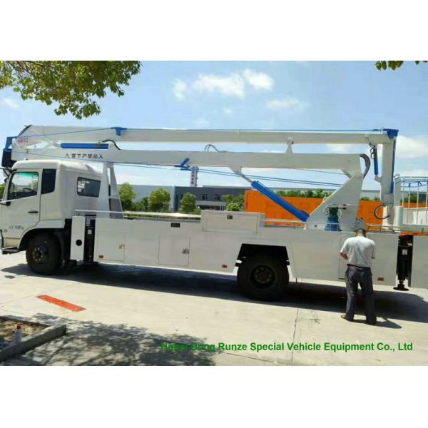 King Run 22m Truck Mounted Bucket Lift Aerial Work Platform LHD / RHD EURO 3