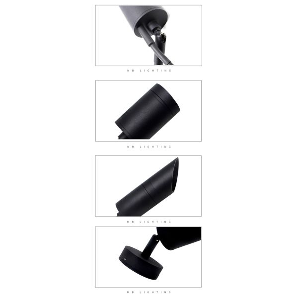 Света 10в водостойкое 2700-6500К ККТ алюминиевого сада раковины земные