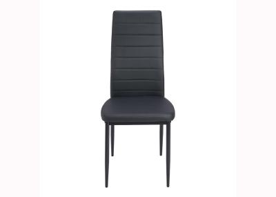 Stackable Kitchen 23KGS Black High Back Dining Chairs