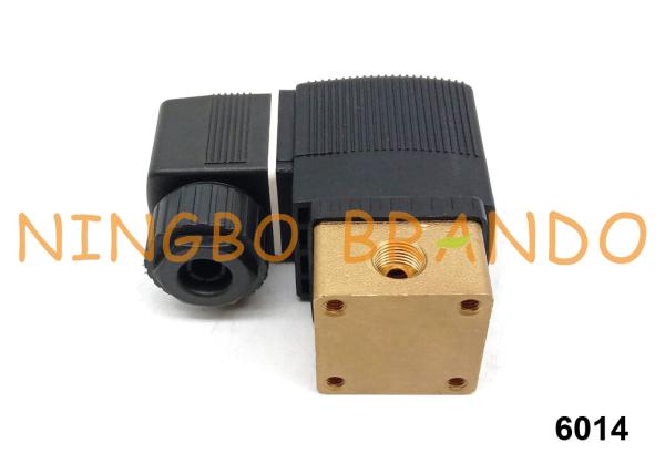 Válvula de solenoide de bronze 6014 C de 3 maneiras 6014 D 1,5 2,0 2,5 1/16 5/64 de NBR EPDM FKM