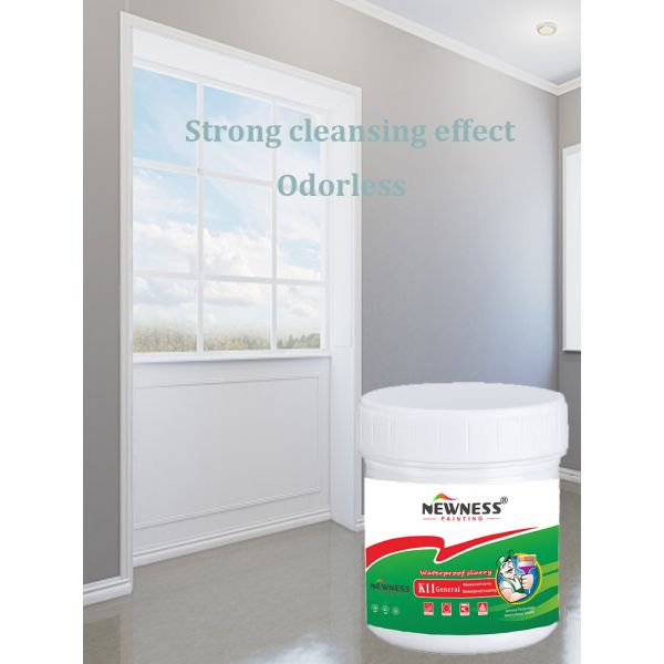 Кристаллизированная гидроизоляция на основе цемента для внутренних стен методом нанесения щетки