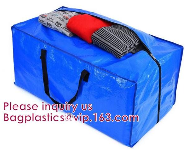 Heavy Duty Oversized Storage Bag Organizer With Strong Handles, Moving, Traveling, College Dorm, Camping