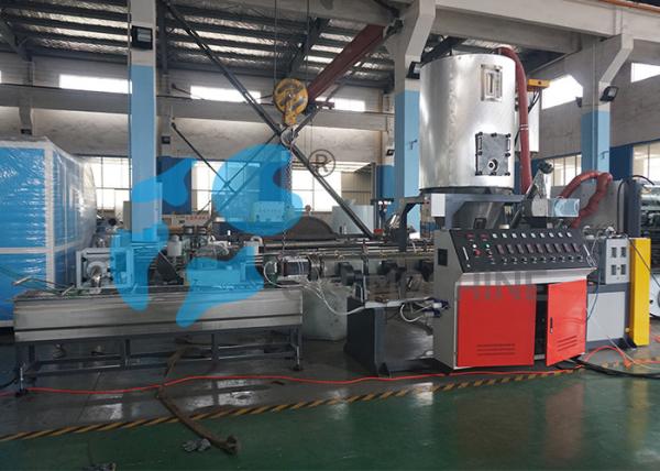 Large Capacity Waste Plastic Recycling Line Plastic PVC / PET Granules Manufacturing