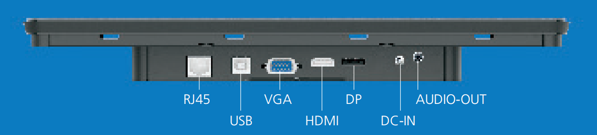 350 Nits монитор касания высокой яркости держателя кронштейна Hdmi монитора экрана касания 15 дюймов
