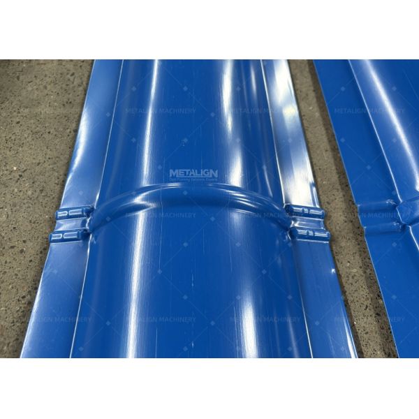 18 Station Ridge Cap Roll Former With 0.3-0.8mm Material And 15-20m/min Speed