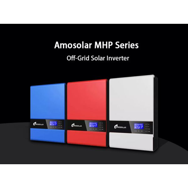 OEM soportado Amosolar 5kw 48v Sistema solar fuera de la red con Wifi y cargador Mppt 13KG