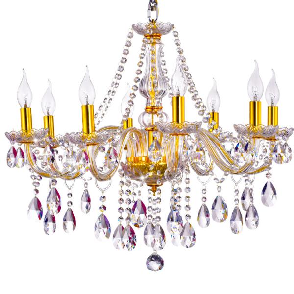 Gold Bedroom Dining room Crystal Chandelier light fixtures (WH-Y-27)