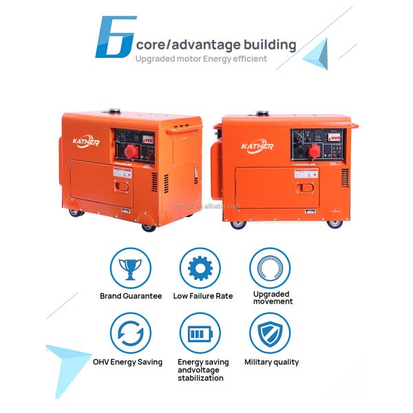 Powerful 10kw 15kw 20kva Silent Generators Soundproof Alternator with ATS Auto Start
