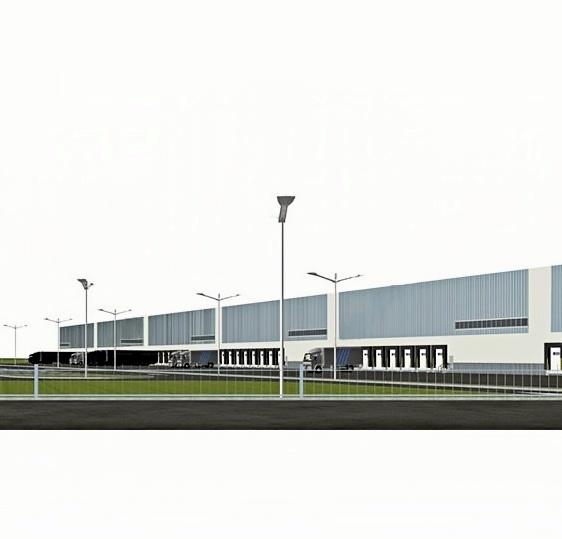 Long Span Lightweight Steel Frame Metal Buildings Enhanced Thermal Insulation Commercial
