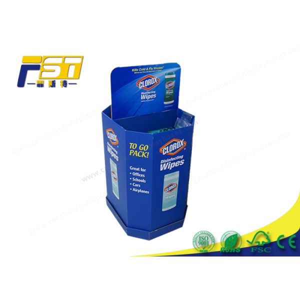 Картон дисплея ящика сброса розницы печатания таможни 4К КМИК с съемным заголовком