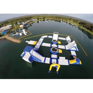 Аквапарк изумительных детей гигантское раздувное на море/океан 17кс8м Кустомзид