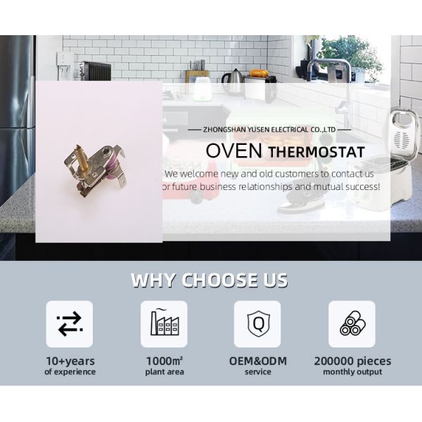 Electric Oven Thermostat Adjustable Temperature Controller for Mechanical Thermostat