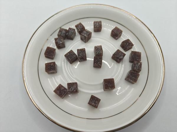 Natural Blueberry Flavored Hawthorn Dices For Snacking