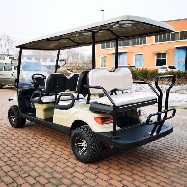 Lightweight 60 Volt LSV 6 Seater Golf Cart 530Kg Lead Acid Battery